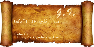 Gál Ifigénia névjegykártya